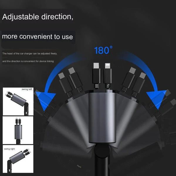 4 in 1 charger for iPhone and Android lightning cable