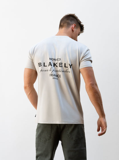 Monaco Relaxed T-Shirt - Stone Grey