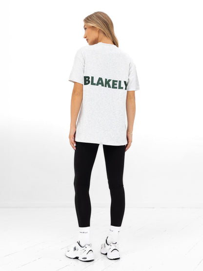 Amelie Oversized T-Shirt - Marl Grey