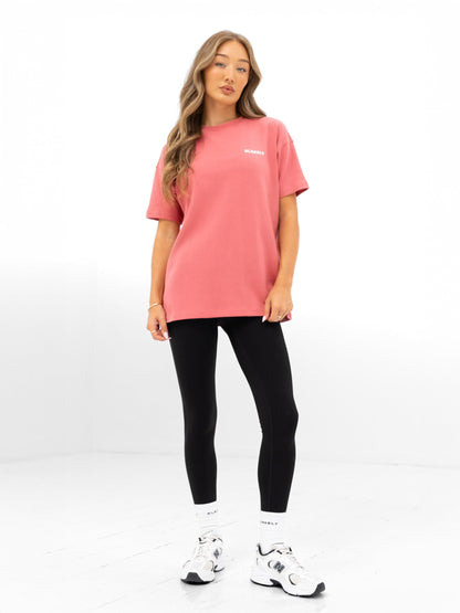 Amelie Oversized T-Shirt - Sunrise Coral