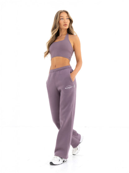 Active Studios Wide Leg Sweatpants - Grape
