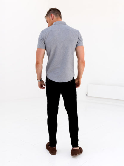 Dallas Short Sleeve Shirt - Grey