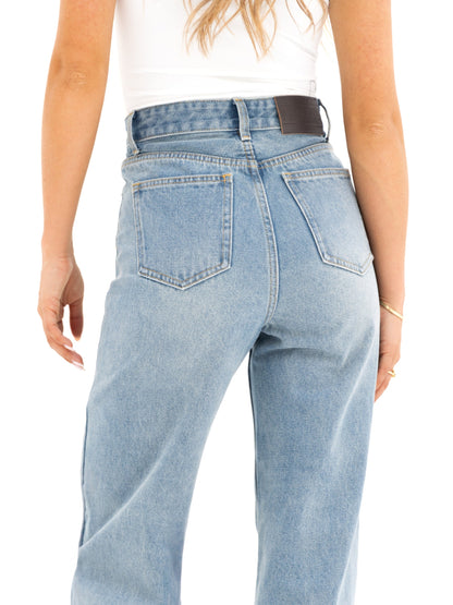 Blakely Wide Leg Jeans - Faded Blue