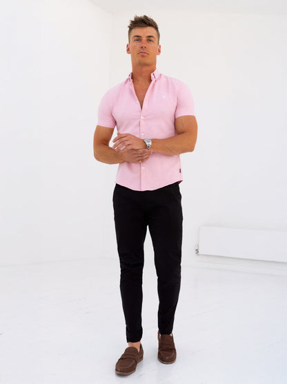 Dallas Short Sleeve Shirt - Pink