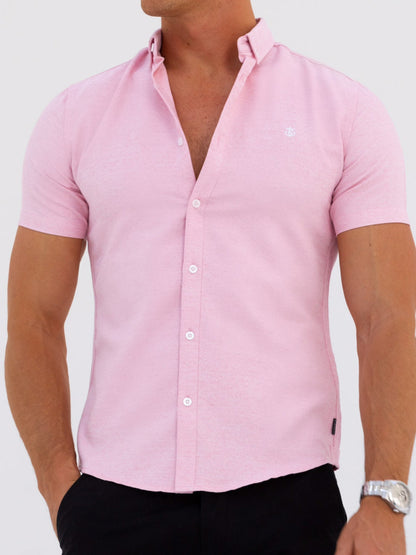 Dallas Short Sleeve Shirt - Pink